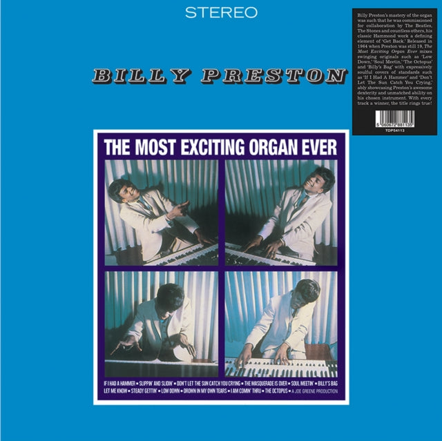 Billy Preston - Most Exciting Organ Ever - LP Vinyl Record