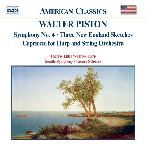 Piston / Wunrow / Schwarz / Seattle Symphony - Symphony 4 / 3 New England Sketches - Music CD