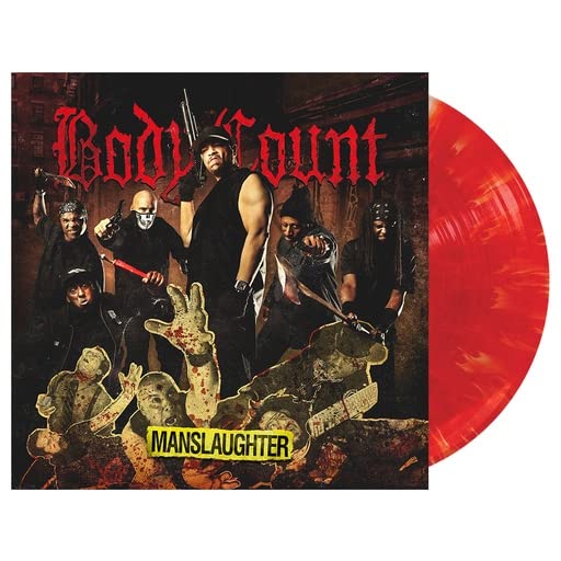 Body Count - Manslaughter [Colored Vinyl] (Red) Vinyl Record Album Cover