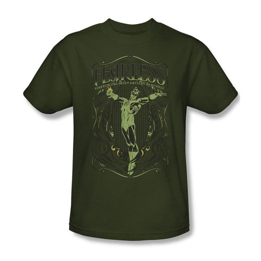 Green Lantern Fearless Military Green T-shirt