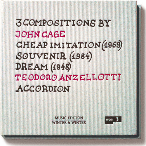 Cage / Anzellotti - On Accordion - Music CD