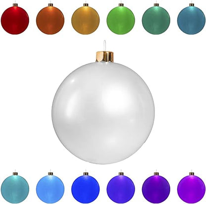 Inflatbale Oversized Ornaments Balls Outdoor Indoor Light up LED