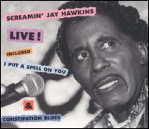 the album cover for Screamin' Jay Hawkins - Live