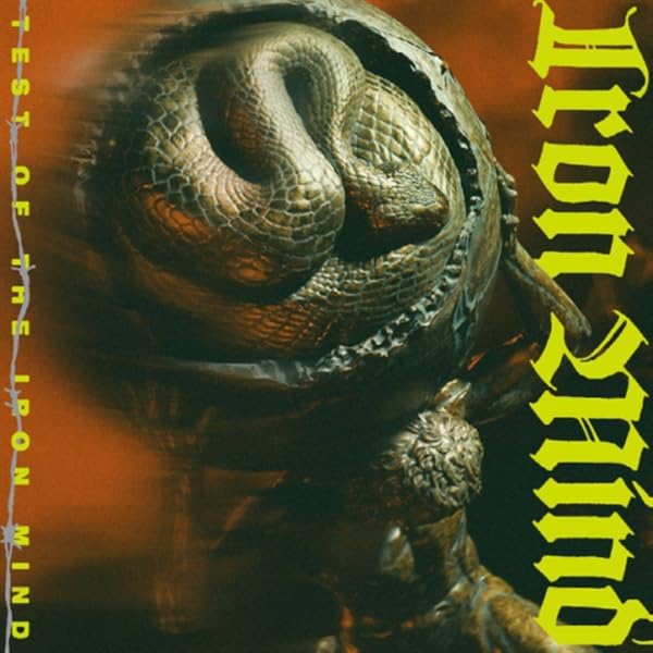 Iron Mind - Test Of The Iron Mind [Colored Vinyl] [Limited Edition] (Ylw) (Can) Vinyl Record Album Cover