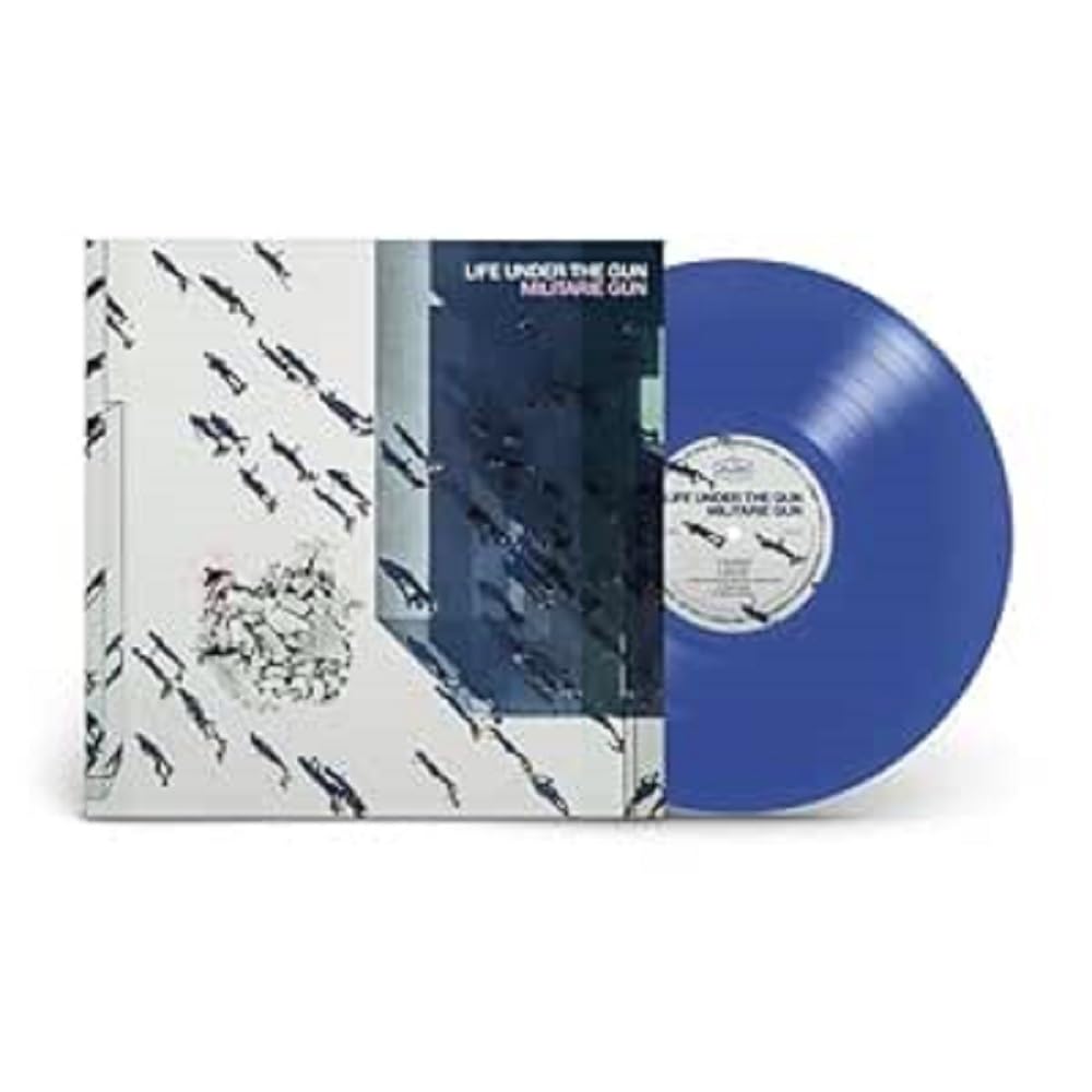 Militarie Gun - Life Under The Gun (Blue) [Colored Vinyl] (Uk) Vinyl Record Album Cover