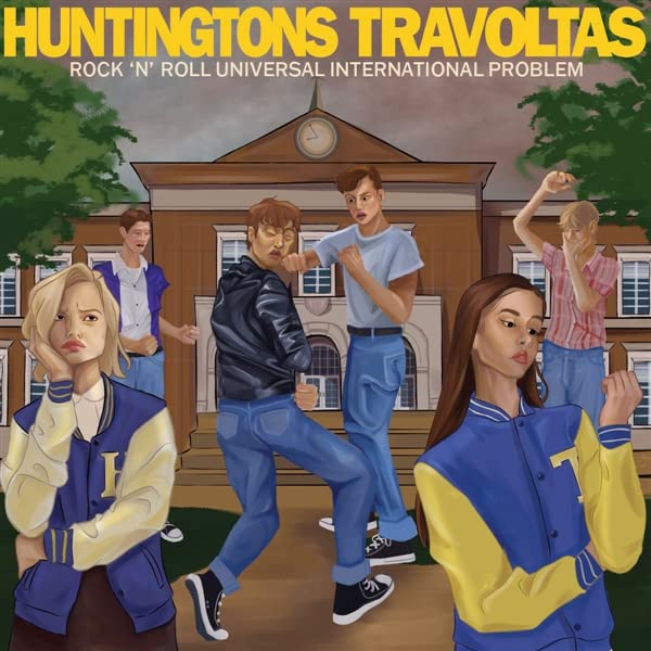 Huntingtons / Travoltas - Rock'n'roll Universal International Problem [LP] Vinyl Record Album Cover