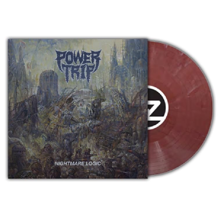 Power Trip - Nightmare Logic [Colored Vinyl] (Red) (Uk) Vinyl Record Album Cover