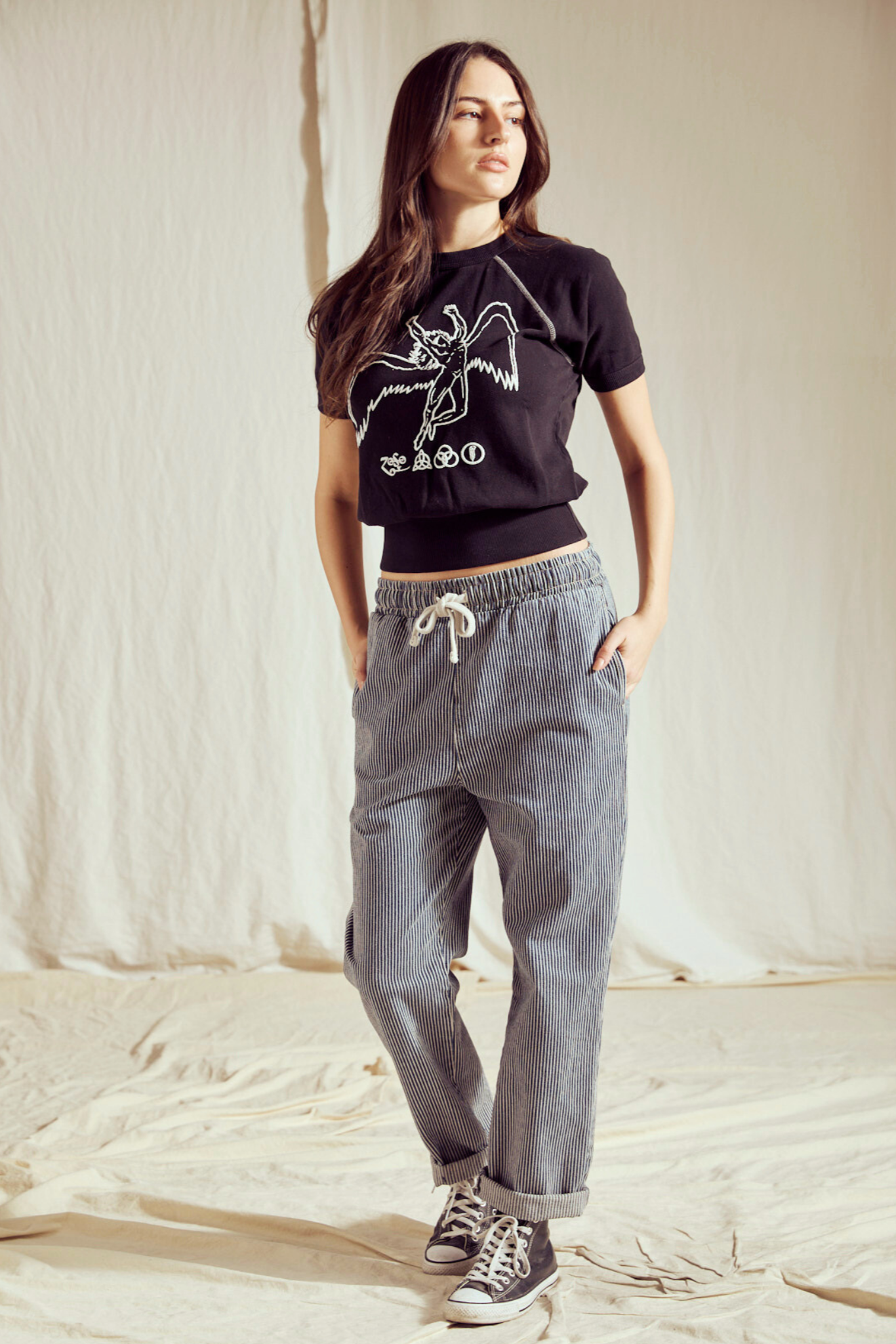 Led Zeppelin Short Sleeve Icarus Womens Raglan T Shirt