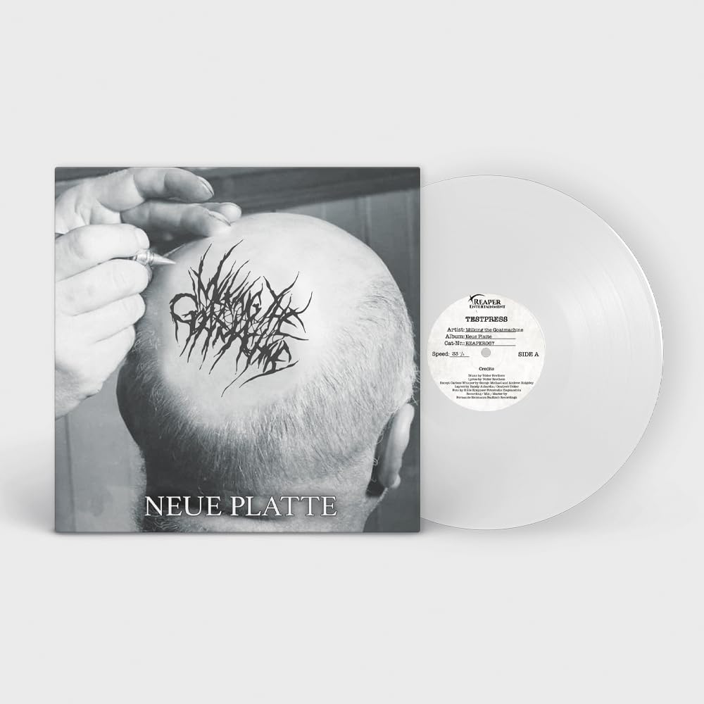 Milking The Goatmachine - Neue Platte [Colored Vinyl] (Wht) (Uk) Vinyl Record Album Cover