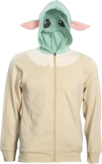 Star Wars Yoda Kids Boys Hoodie Mask with Ears