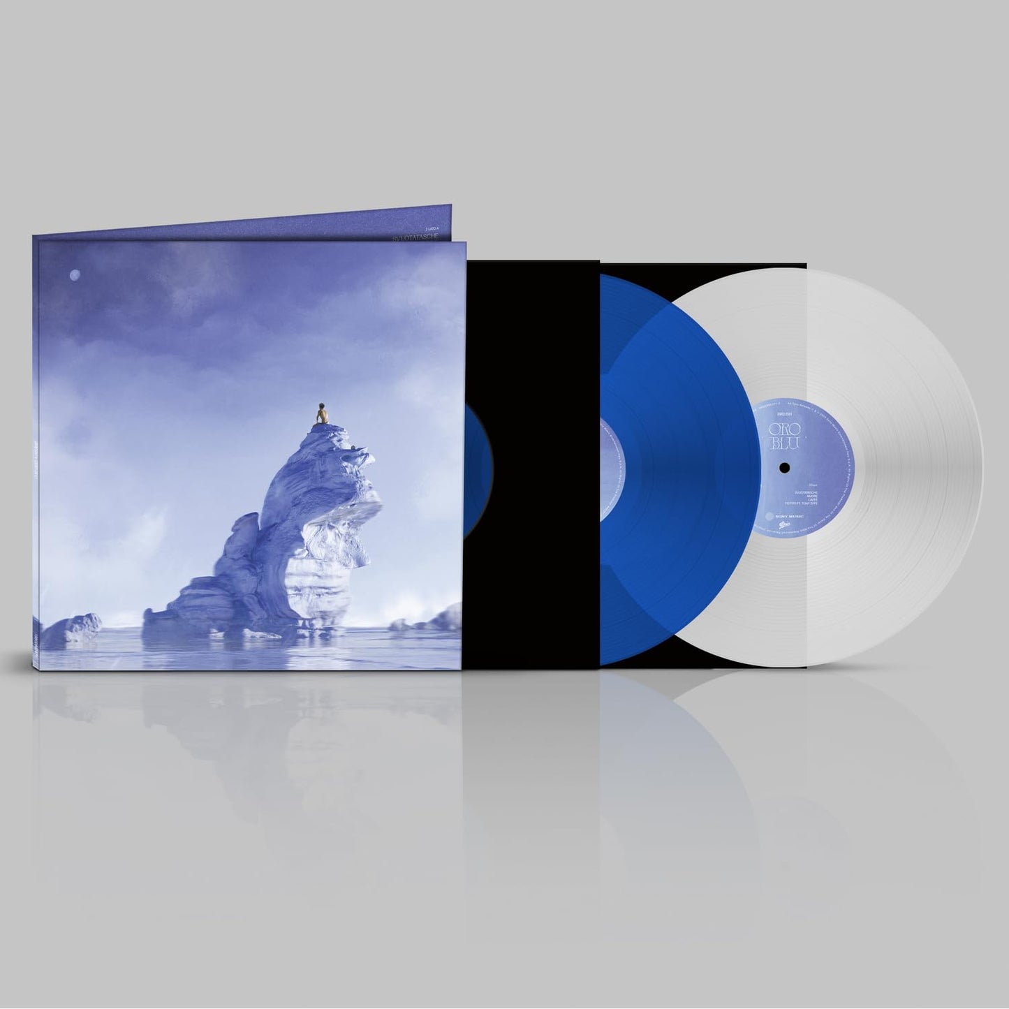 Bresh - Oro Blu - Blue & Clear Colored Vinyl [LP] Vinyl Record Album Cover
