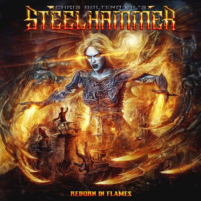 Reborn In Flames (Yellow/Orange/Black LP Vinyl) Vinyl Record