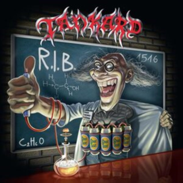 Tankard - R.I.B. (Red/White/Black Splatter LP Vinyl) Vinyl Record