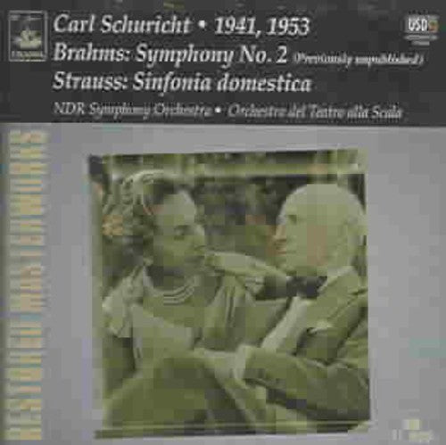 Brahms / Strauss,r. / Ndr So Hamburg / Schuricht - Symphony 2 In D / Sinfonia Domestica - Music CD