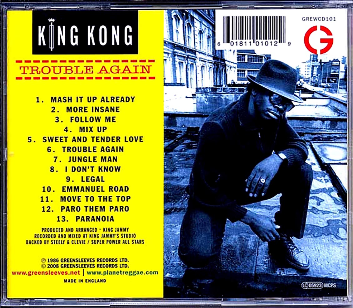 King Kong - Trouble Again Music CD