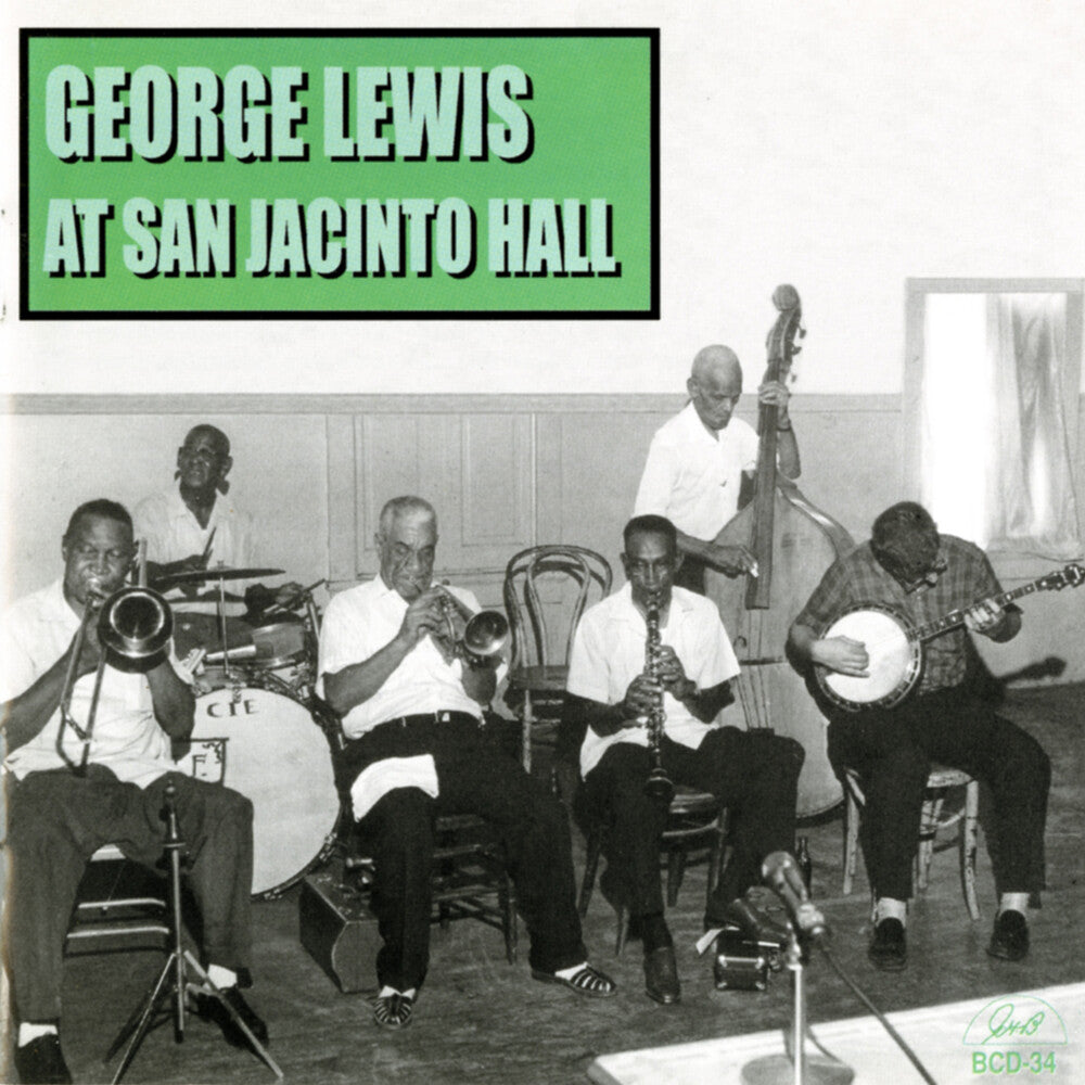 the album cover for George Lewis - George Lewis at San Jacinto Hall
