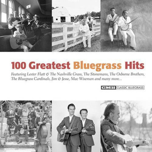 the album cover for 100 Greatest Bluegrass Hits - 100 Greatest Bluegrass Hits