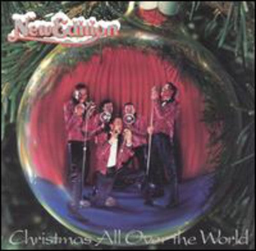the album cover for New Edition - Xmas All Over The World