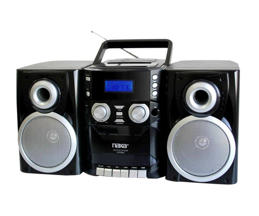 Portable CD Player with AM/FM Stereo Radio Cassette Player/Recorder