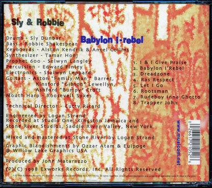 Sly & Robbie - Babylon I Rebel Music CD