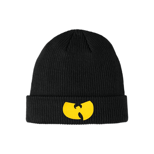 Wu-Tang Clan Classic Logo Beanie Hat Black Officially Licensed