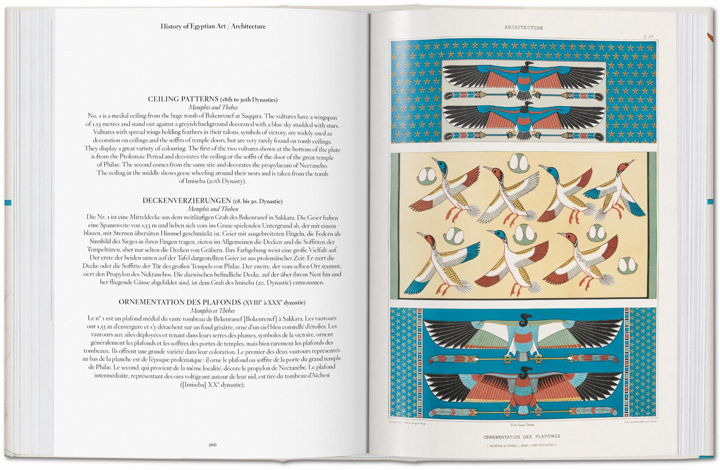 Prisse d'Avennes. Egyptian Art (German, French, English) Book