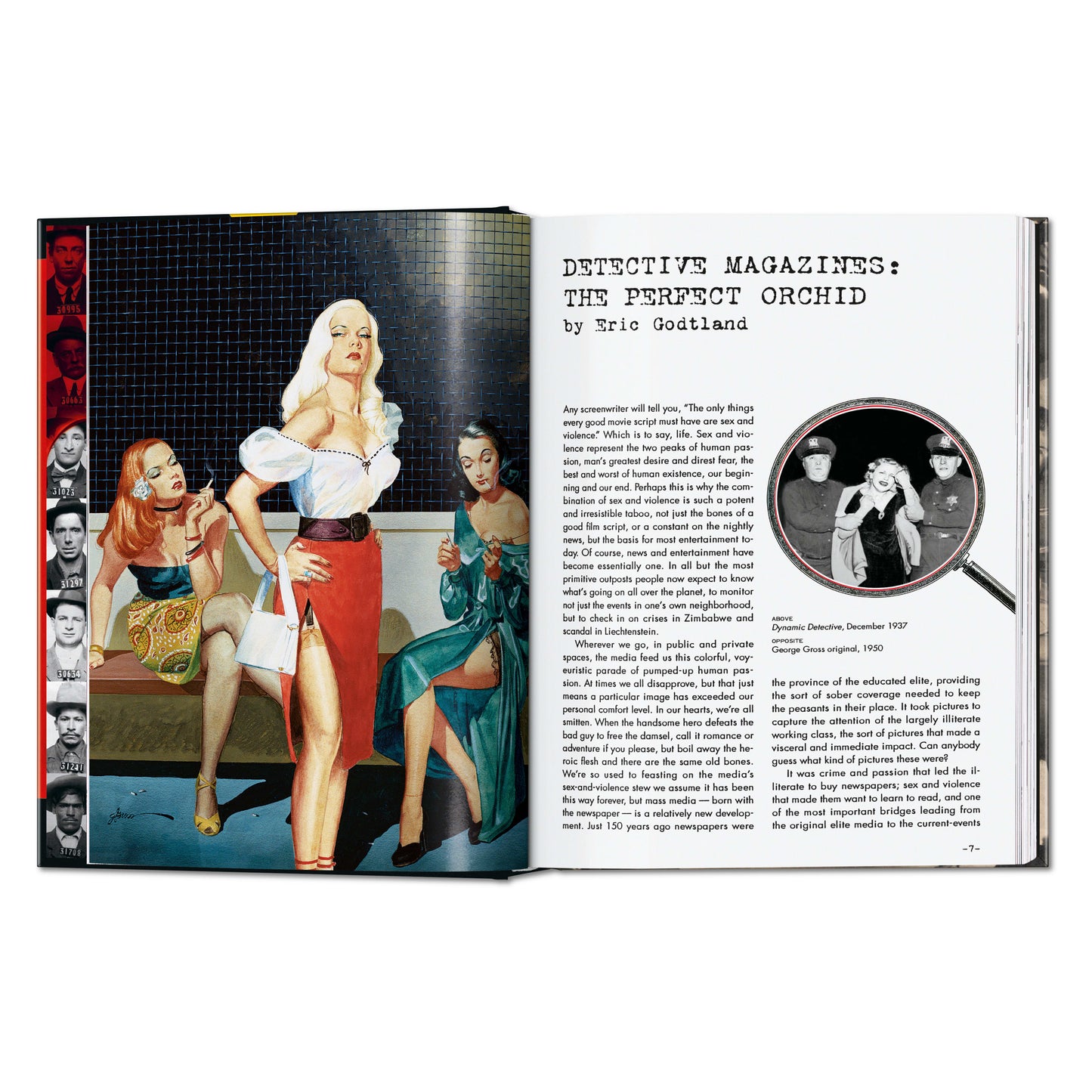 True Crime Detective Magazines. 1924–1969. 45th Ed. (German, French, English) Book
