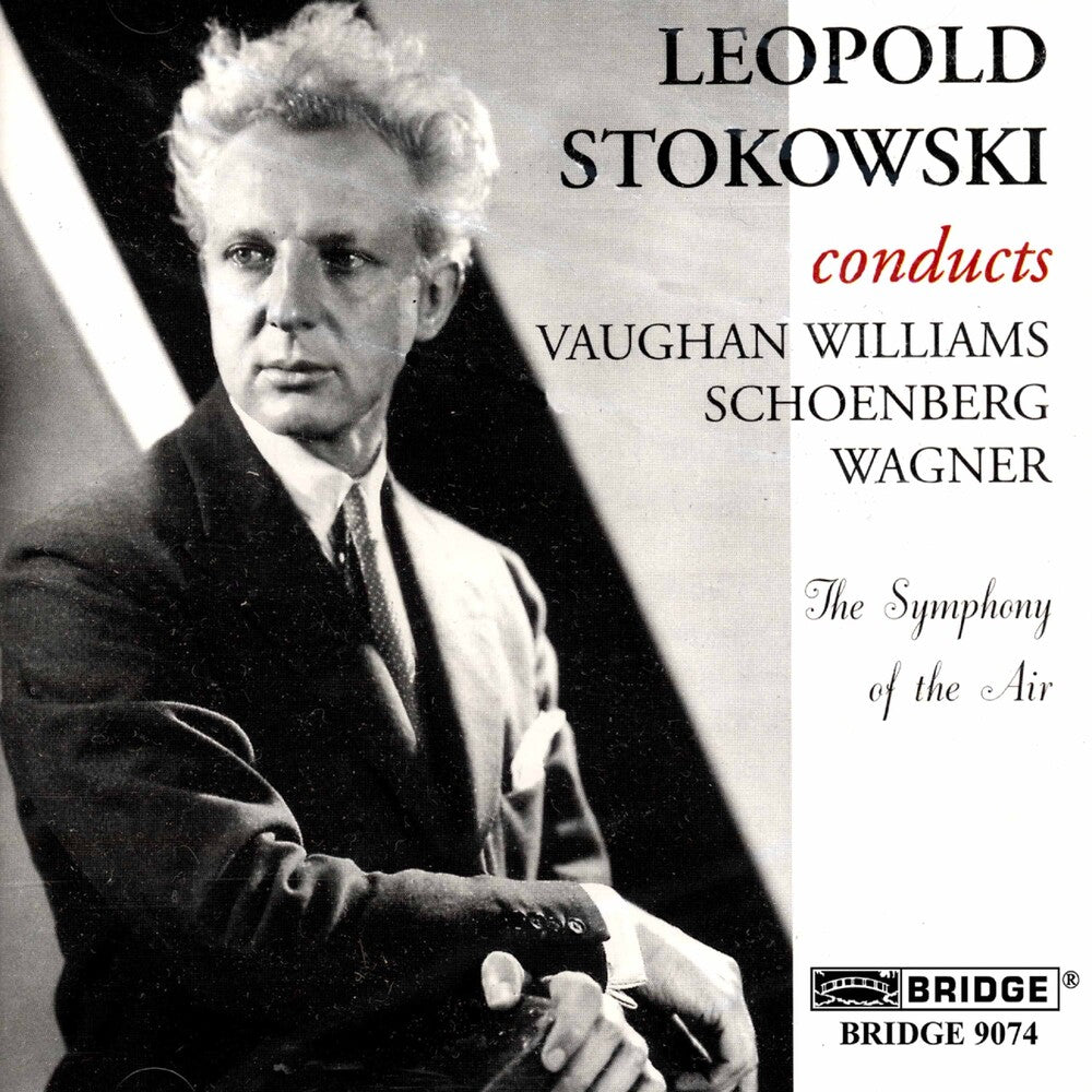 the album cover for Vaughan Williams/Schoenberg - Stokowski Conducts