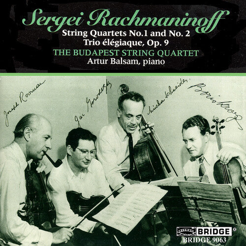 Rachmaninoff / Balsam / Budapest String - String Quartets - Music CD