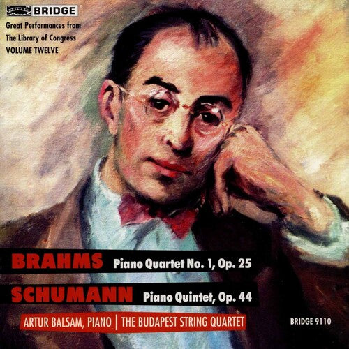 Brahms / Schumann / Balsam / Budapest String - Great Performances From The Library Of Congress - Music CD