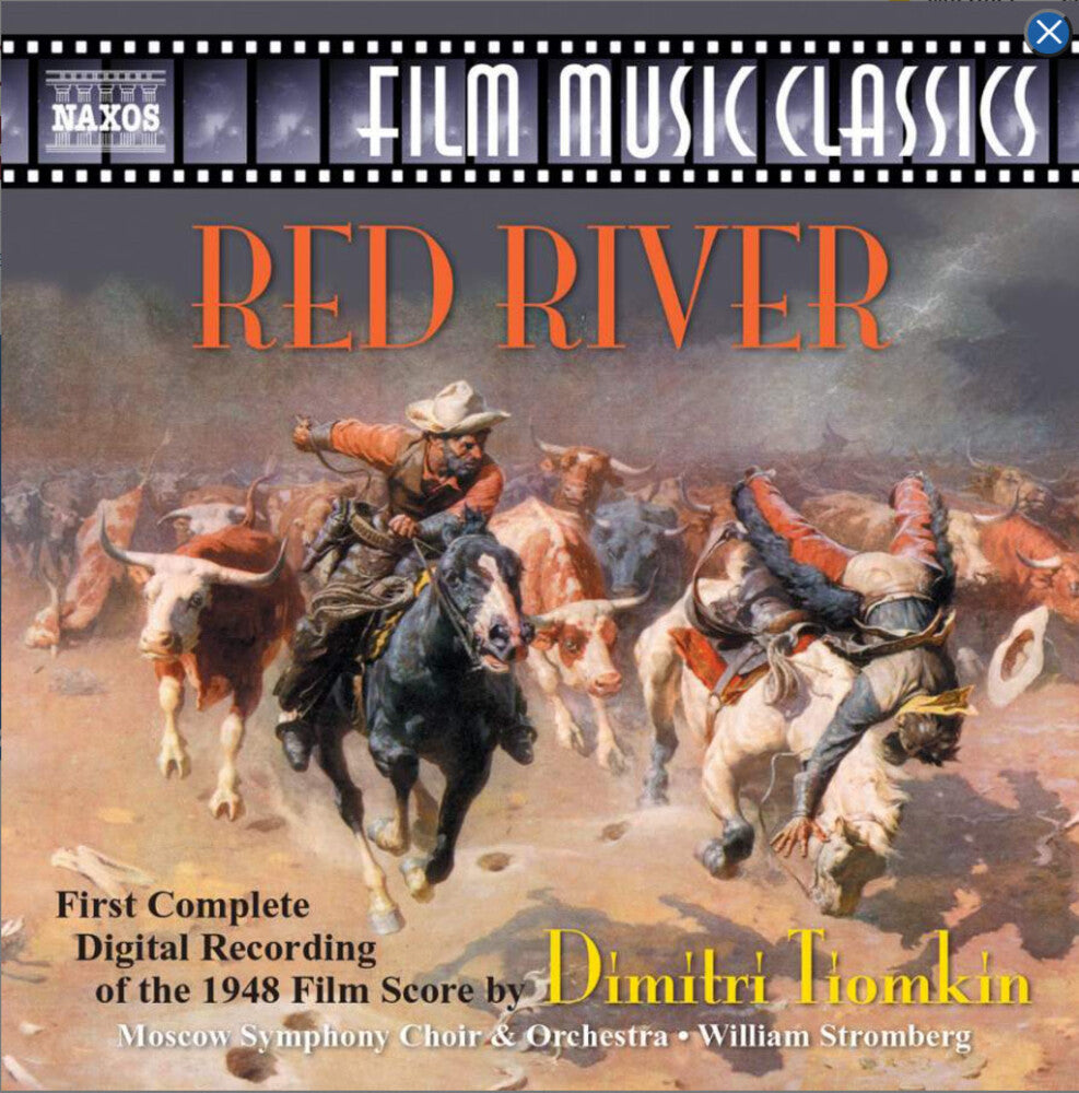the album cover for William Stromberg - Red River (Complete Digital Recording of the 1948 Film Score)