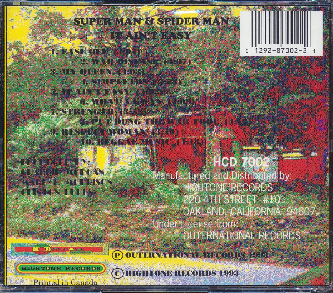 Superman & Spiderman - It Ain't Easy Music CD