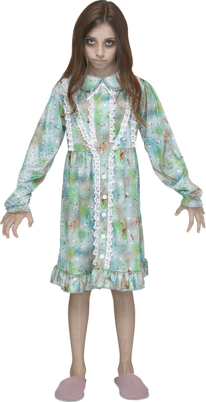 Nightmare Nightgown Horror Dress Child Costume Large 12-14