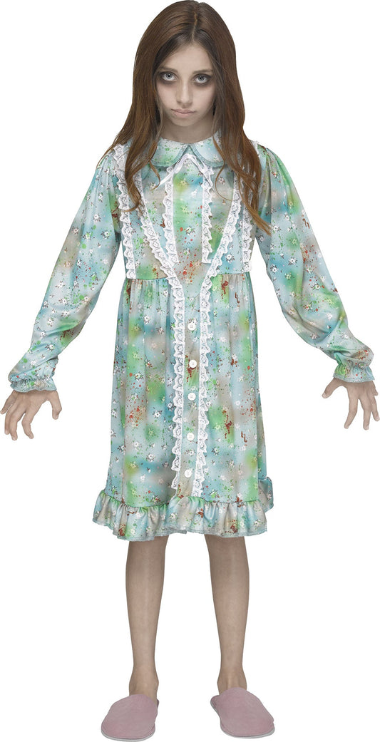 Nightmare Nightgown Horror Dress Child Costume Large 12-14