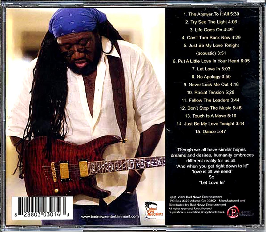 Errol Moore - Let Love In Music CD
