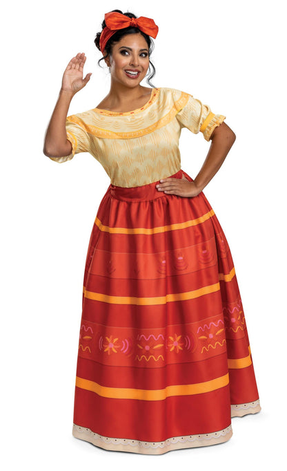 Disney Encanto Dolores Madrigal Deluxe Costume Dress for Women Medium 8-10