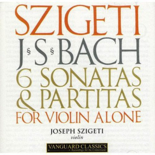 6 Sonatas & Partitas for Solo Violin [2 CD] Music CD