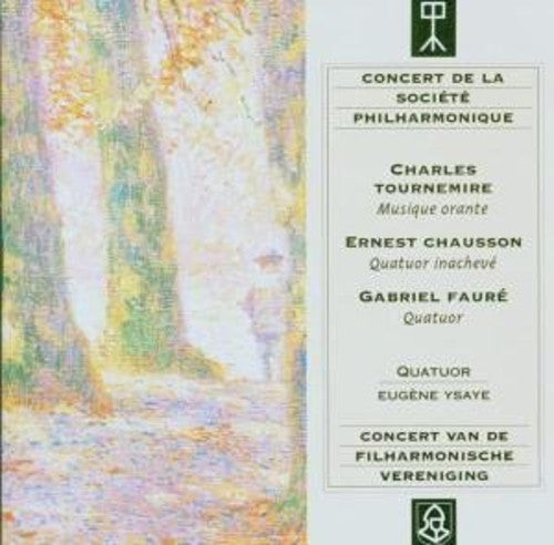 the album cover for CHAUSSON/RAVEL - Unfinished Quartet Op.35