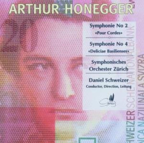 Honegger / Schweizer / Zurich Symphony Orchestra - Symphony 2 & 4 - Music CD