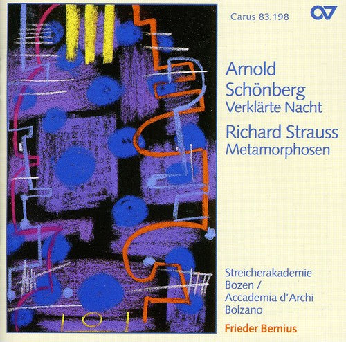 the album cover for Schonberg/Strauss - Verklarte Nacht / Metamorphosen