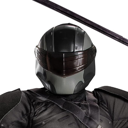 Snake Eyes GI Joe Muscle Jumpsuit Deluxe Adult Costume Medium 38-40