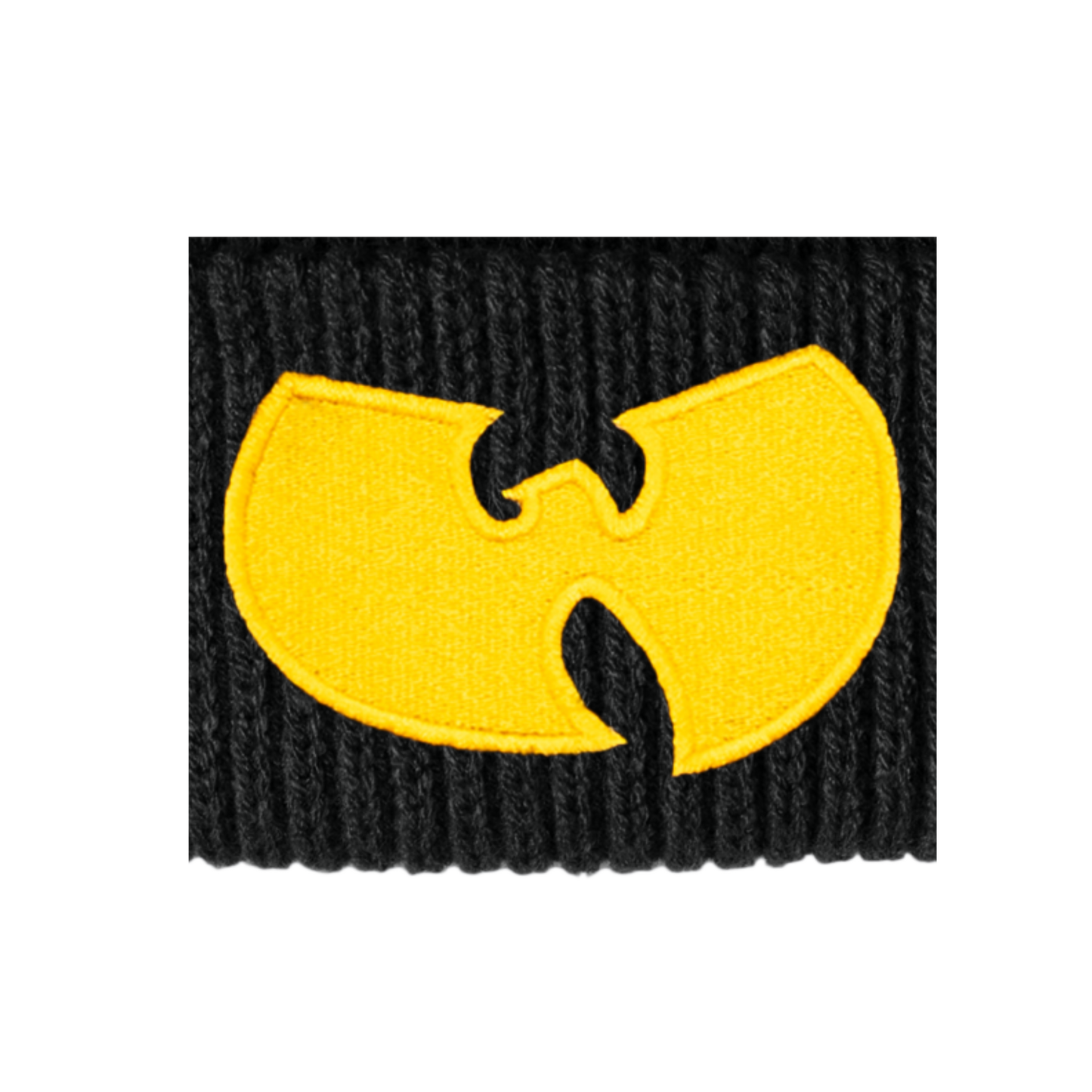 Wu-Tang Clan Classic Logo Beanie Hat Black Officially Licensed