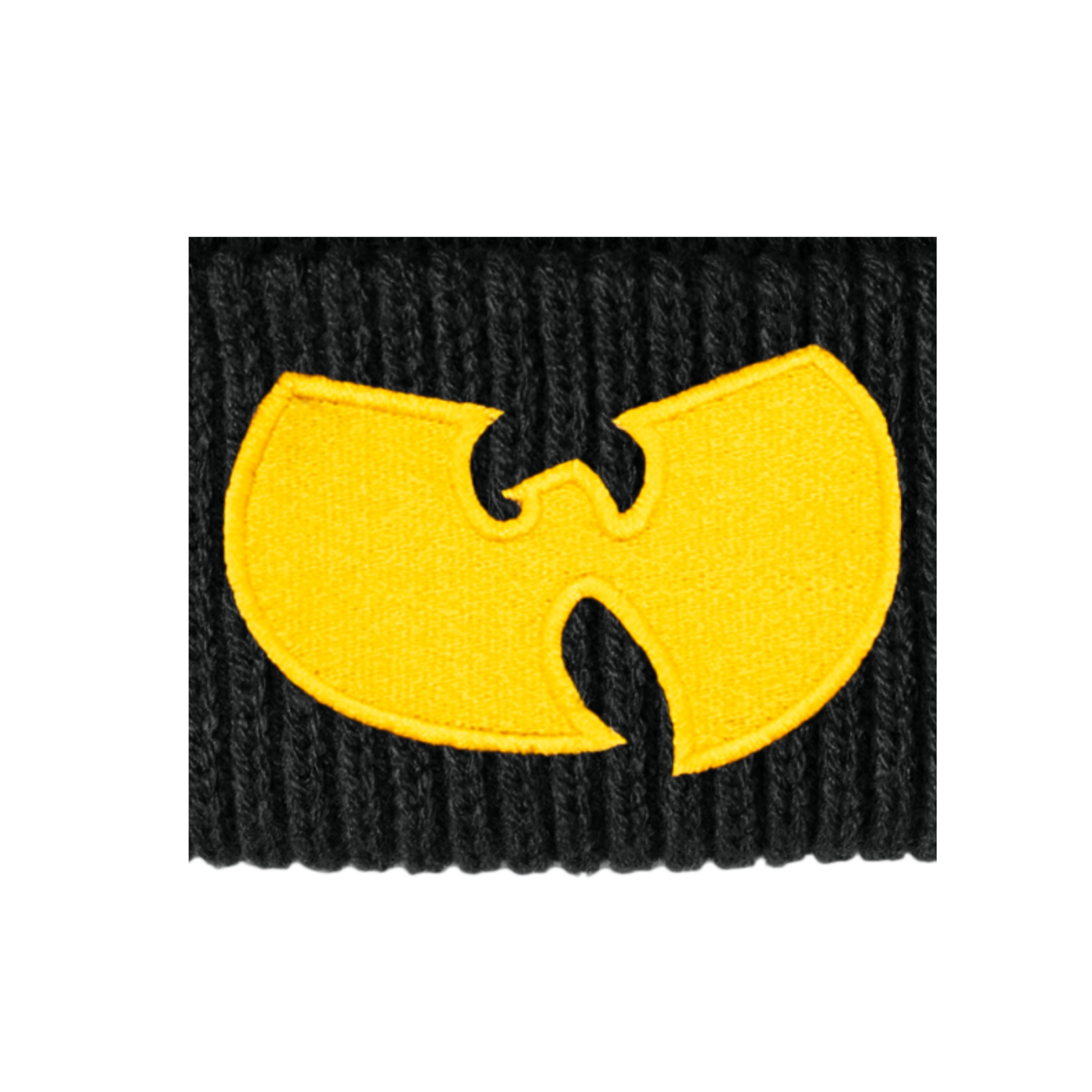 Wu-Tang Clan Classic Logo Beanie Hat Black Officially Licensed