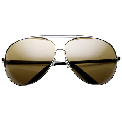Extra Large Metal Oversize Frame Aviator Sunglasses 1580 70mm