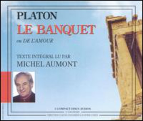 the album cover for MICHAEL LONSDALE - Le Banquet: Platon