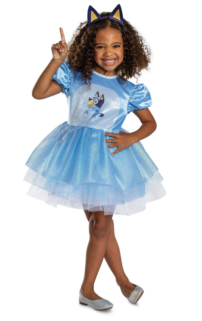 Bluey Dress Classic Toddler Kids Costume Small 4-6