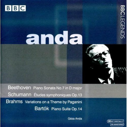 Beethoven / Schubert / Bartok / Brahms / Anda - Geza Anda Plays - Music CD