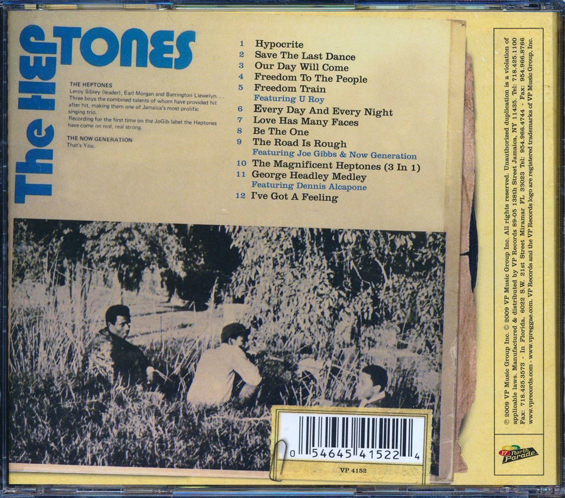 The Heptones - Meet The Now Generation Music CD