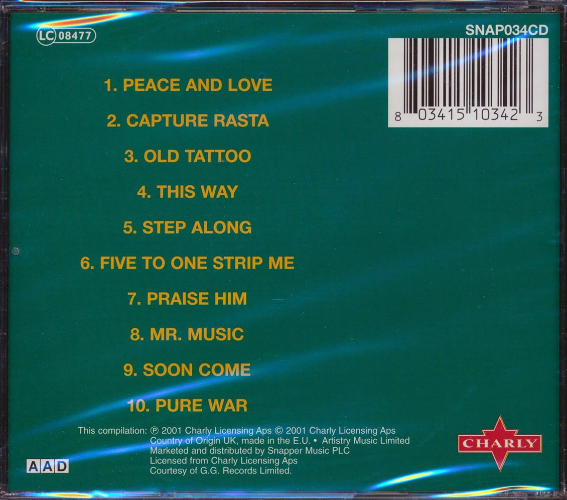 Culture - Peace And Love (Culture In Culture) Music CD