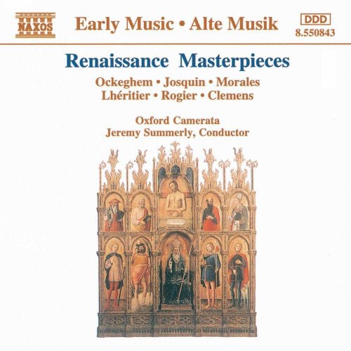 the album cover for Jeremy Summerly - Oxford Camerata "Renaissance Masterpieces"